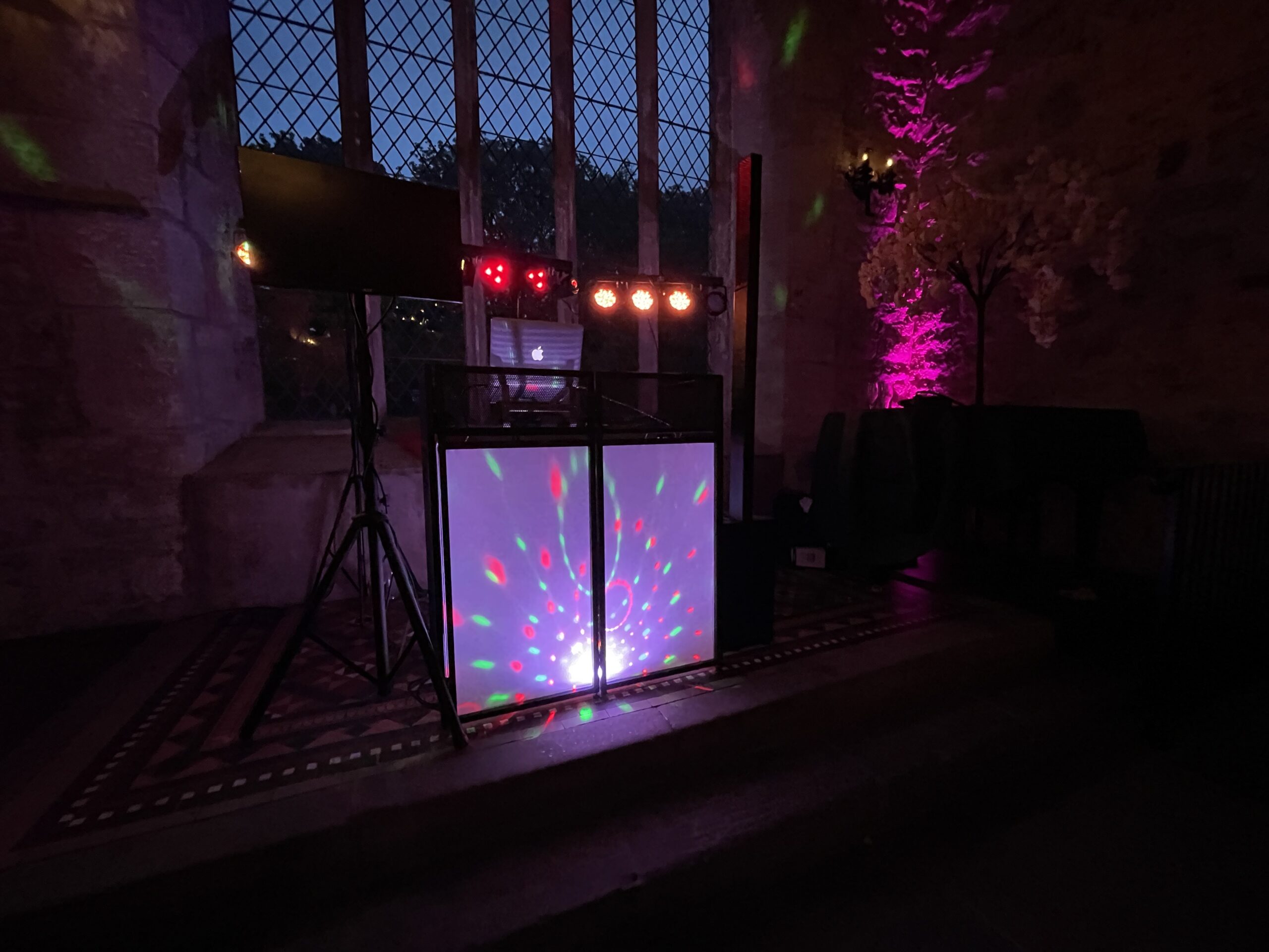 JR Entertainments DJ Booth setup
